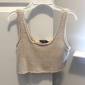 Crochet crop top